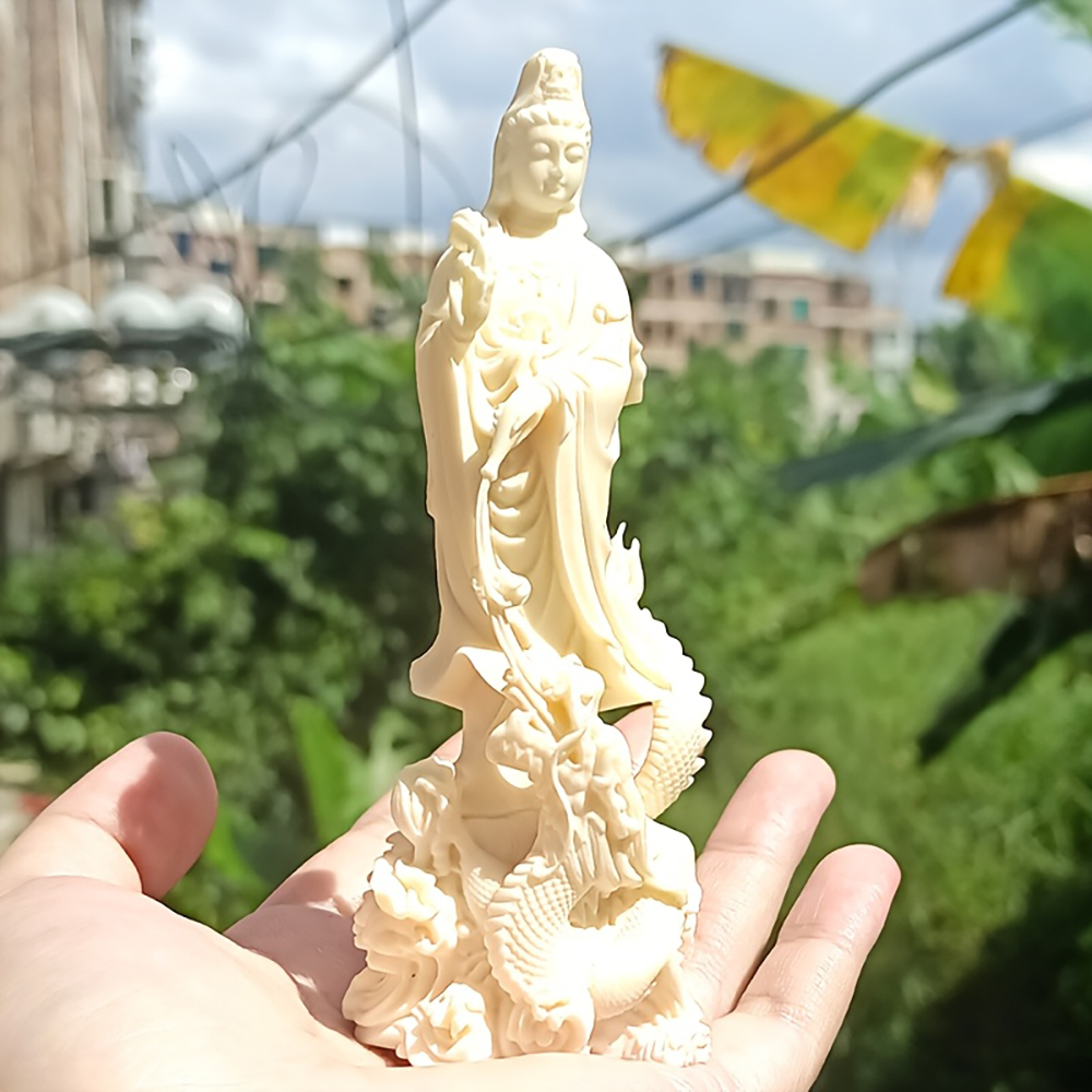 Patung Buddha Guanyin dari Res - Art Craft New Year ulasan dan harga