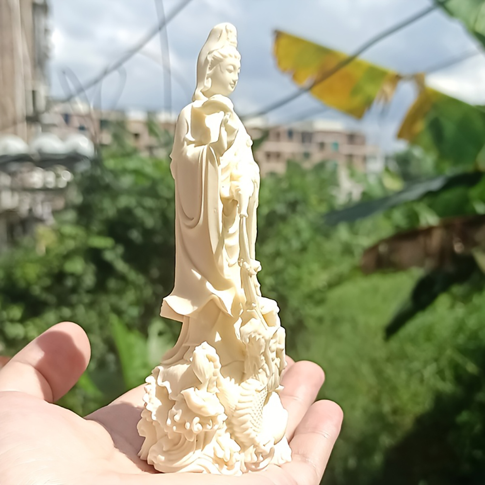 Patung Buddha Guanyin dari Res - Art Craft New Year ulasan dan harga