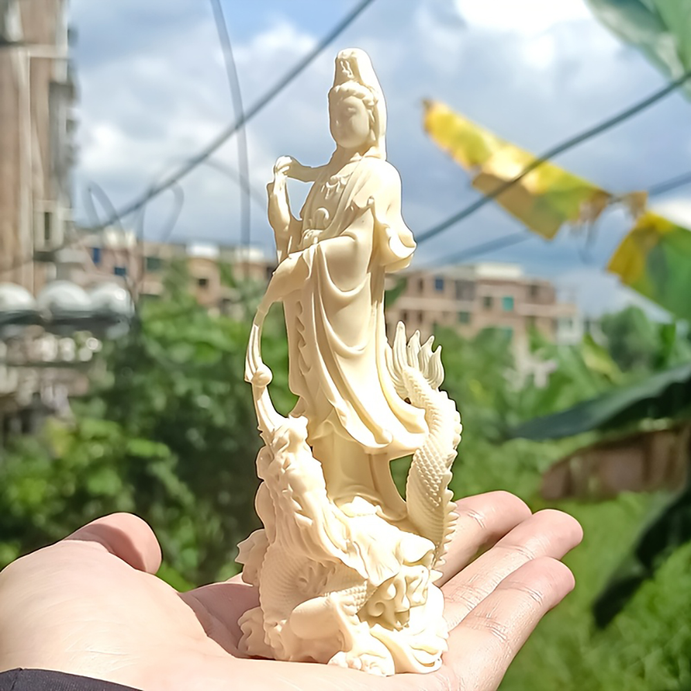 Patung Buddha Guanyin dari Res - Art Craft New Year ulasan dan harga