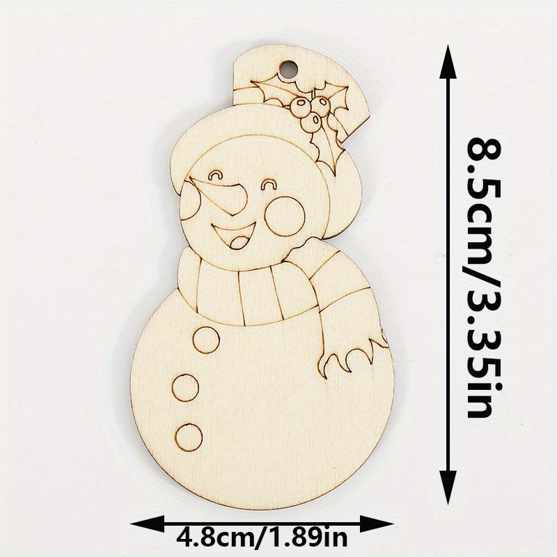 Ornamen Pohon Natal Kayu Koson - Art And Craft For Xmas ulasan dan harga