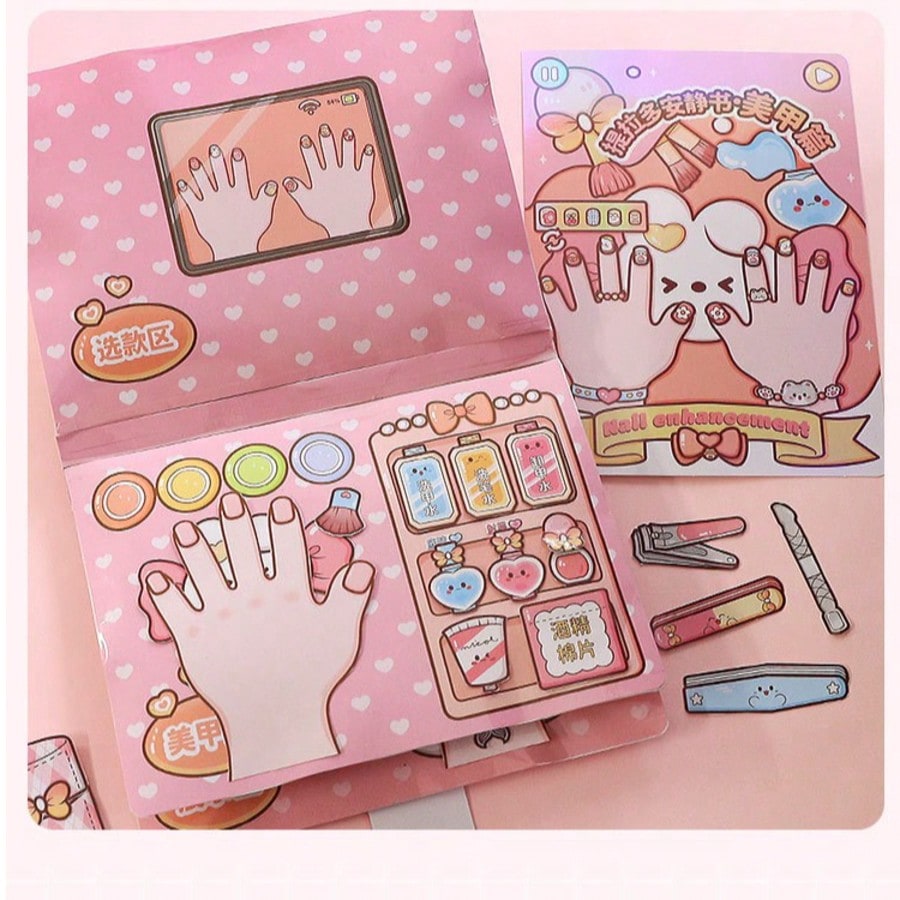 Buku Stiker Salon Kuku DIY Ana - Art Craft Book ulasan dan harga