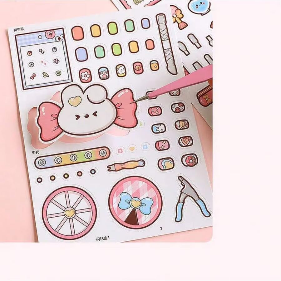 Buku Stiker Salon Kuku DIY Ana - Art Craft Book ulasan dan harga