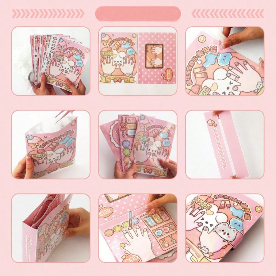 Buku Stiker Salon Kuku DIY Ana - Art Craft Book ulasan dan harga