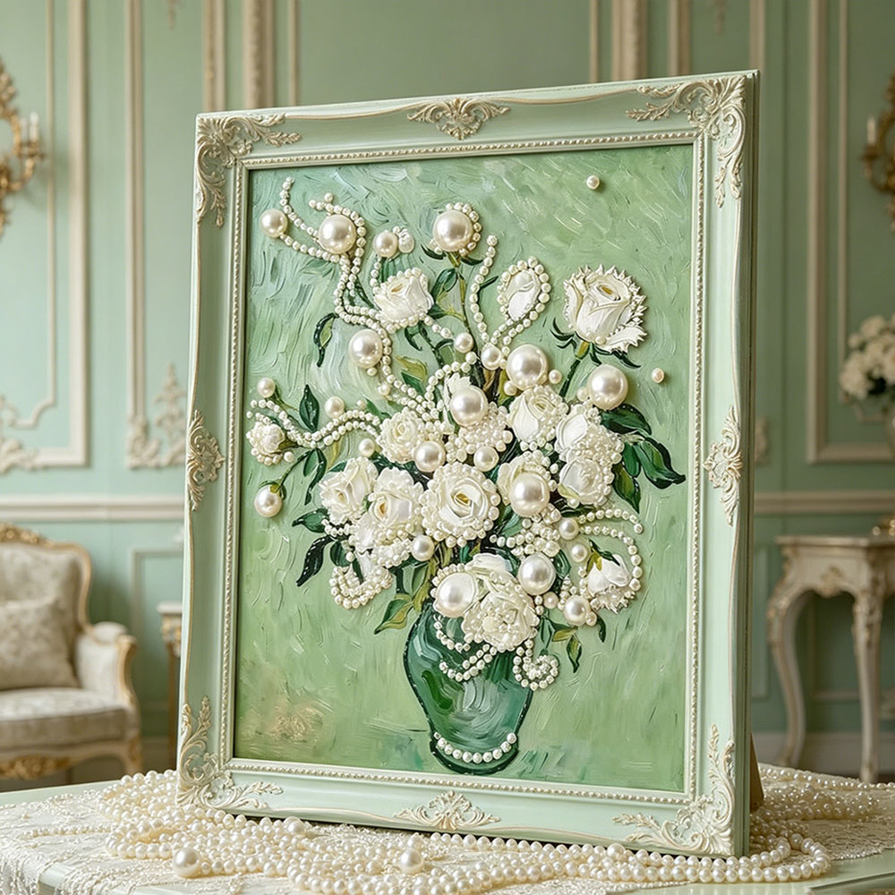 Kit Lukisan Mutiara DIY Huacan - Art Craft Rose ulasan dan harga