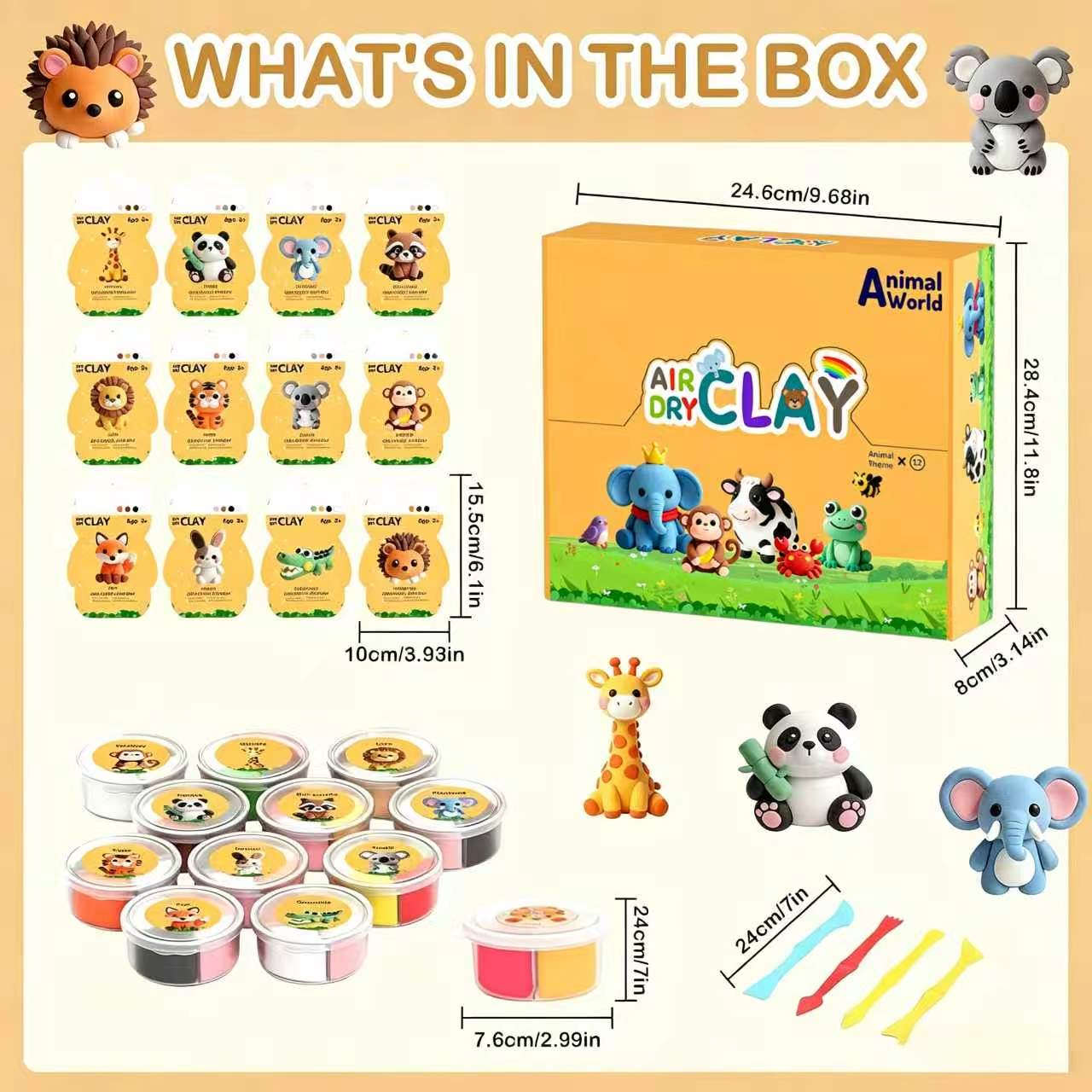 Kit Tanah Liat Kering dengan 1 - Air Dry Clay ulasan dan harga